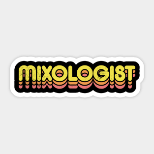 Retro Mixologist Sticker